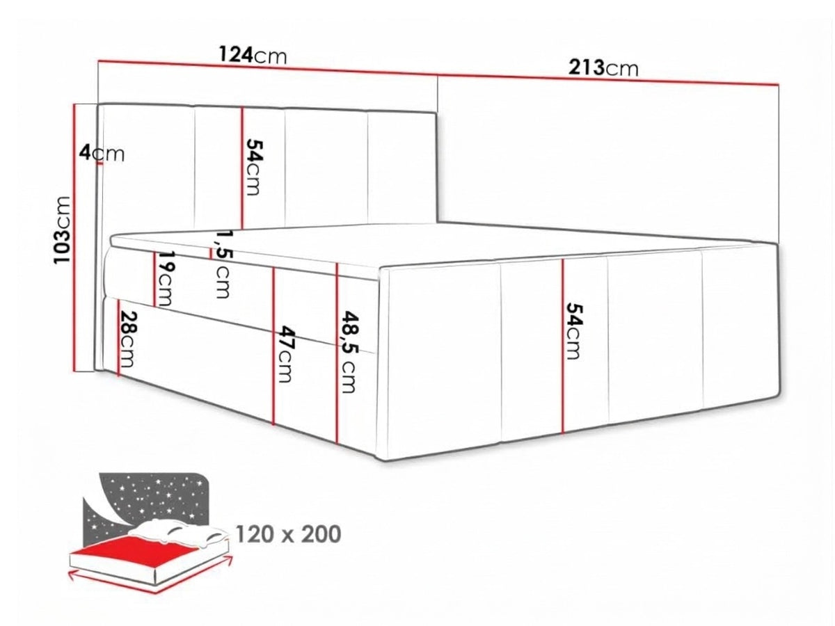 Continental bed 375953 5167576