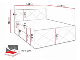 Continental bed 376371 5167855