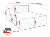 Continental bed 376371 5167856