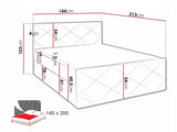 Continental bed 376371 5167857