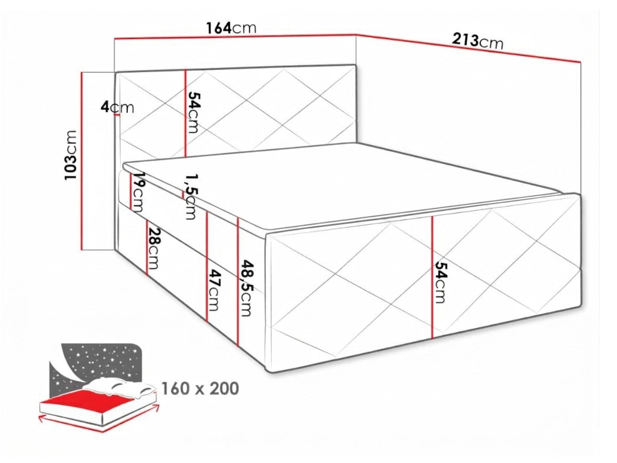 Continental bed 376371 5167913