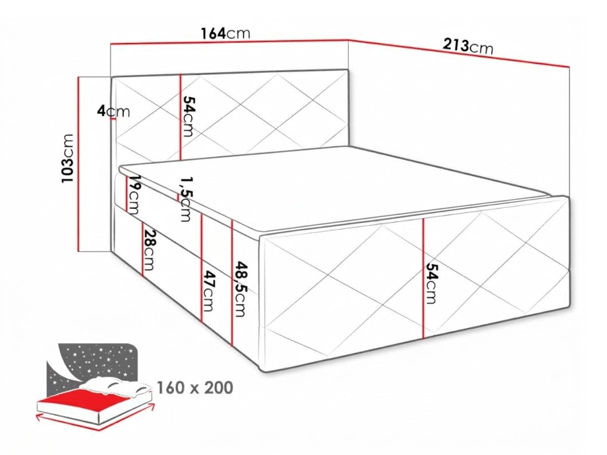 Continental bed 376371 5167925