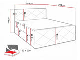 Continental bed 376371 5167929