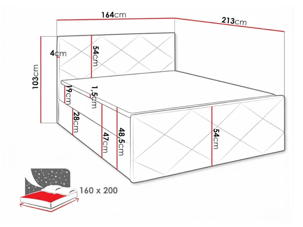 Continental bed 376371 5167942