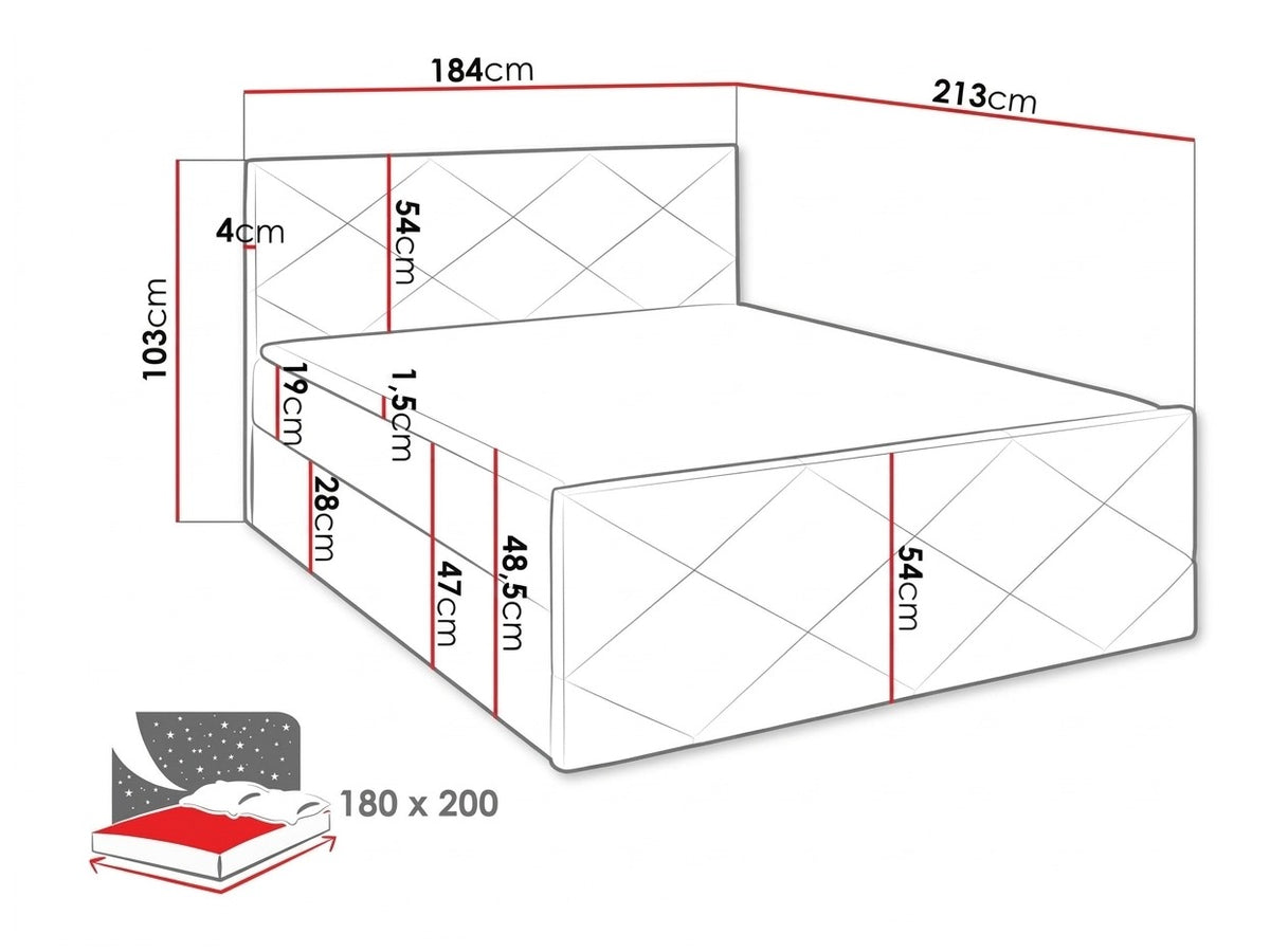 Continental bed 376371 5167948