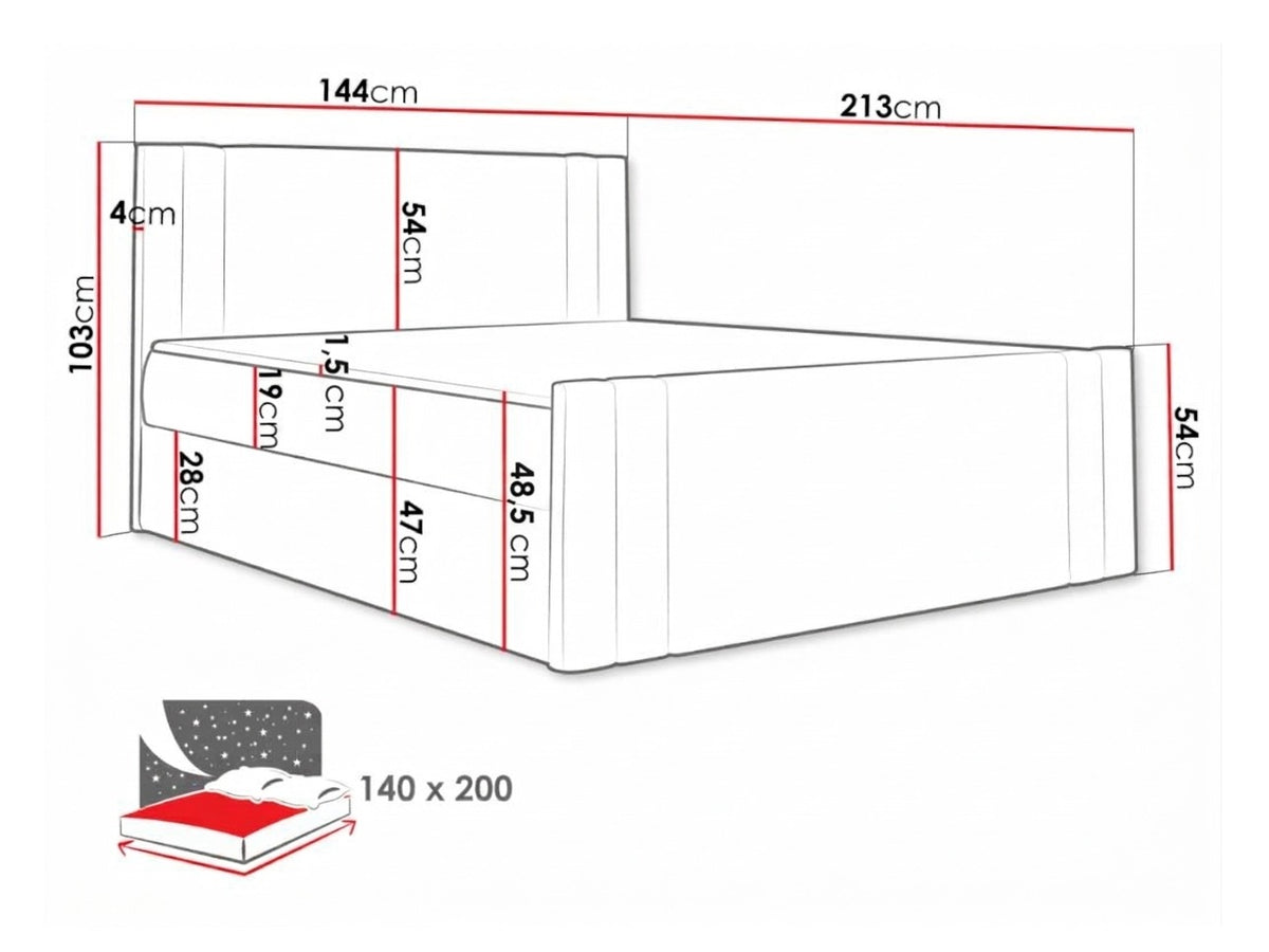 Continental bed 405023 5168094