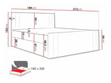 Continental bed 405023 5168352