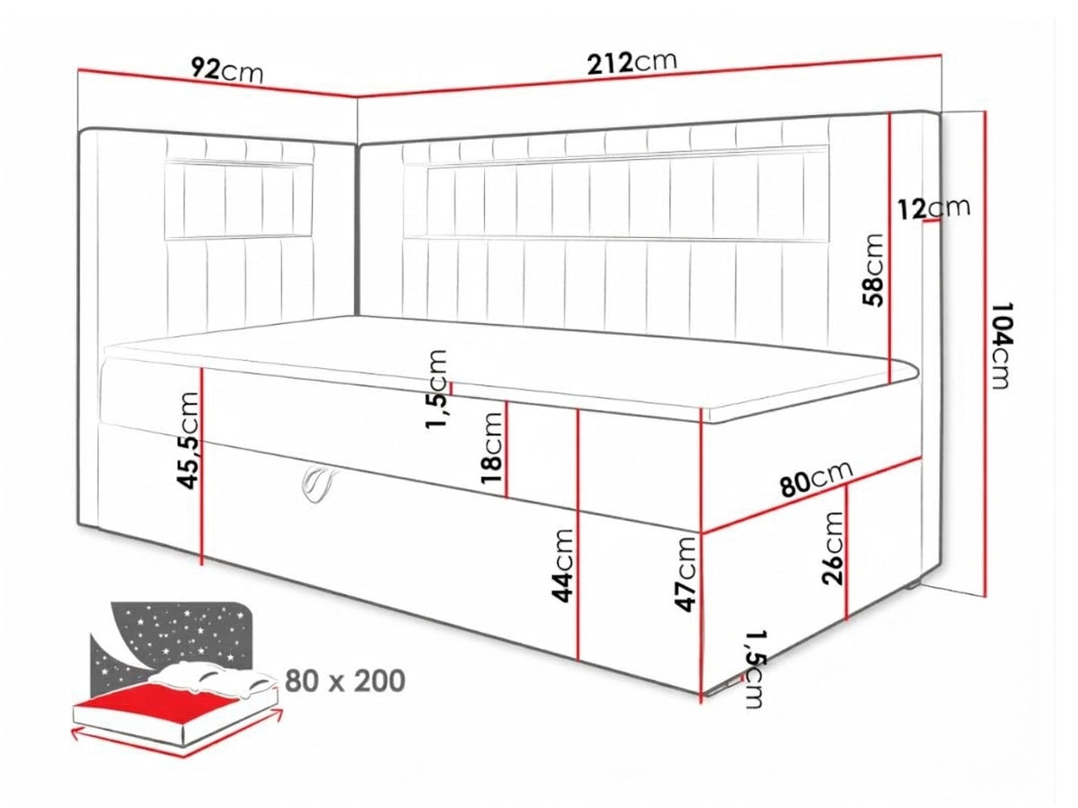 Continental bed 470436 5168793