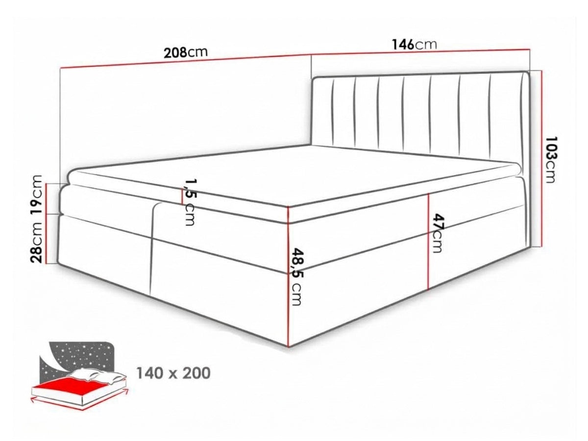 Continental bed 110101 5169172