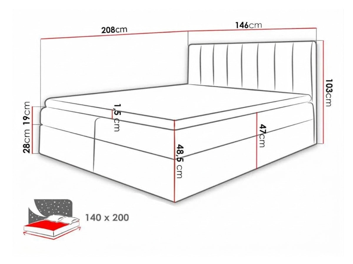 Continental bed 110101 5169174