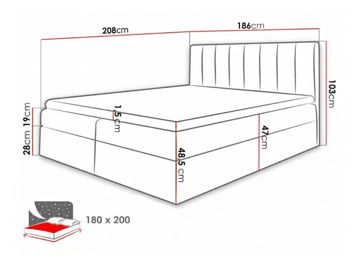 Continental bed 110101 5169217