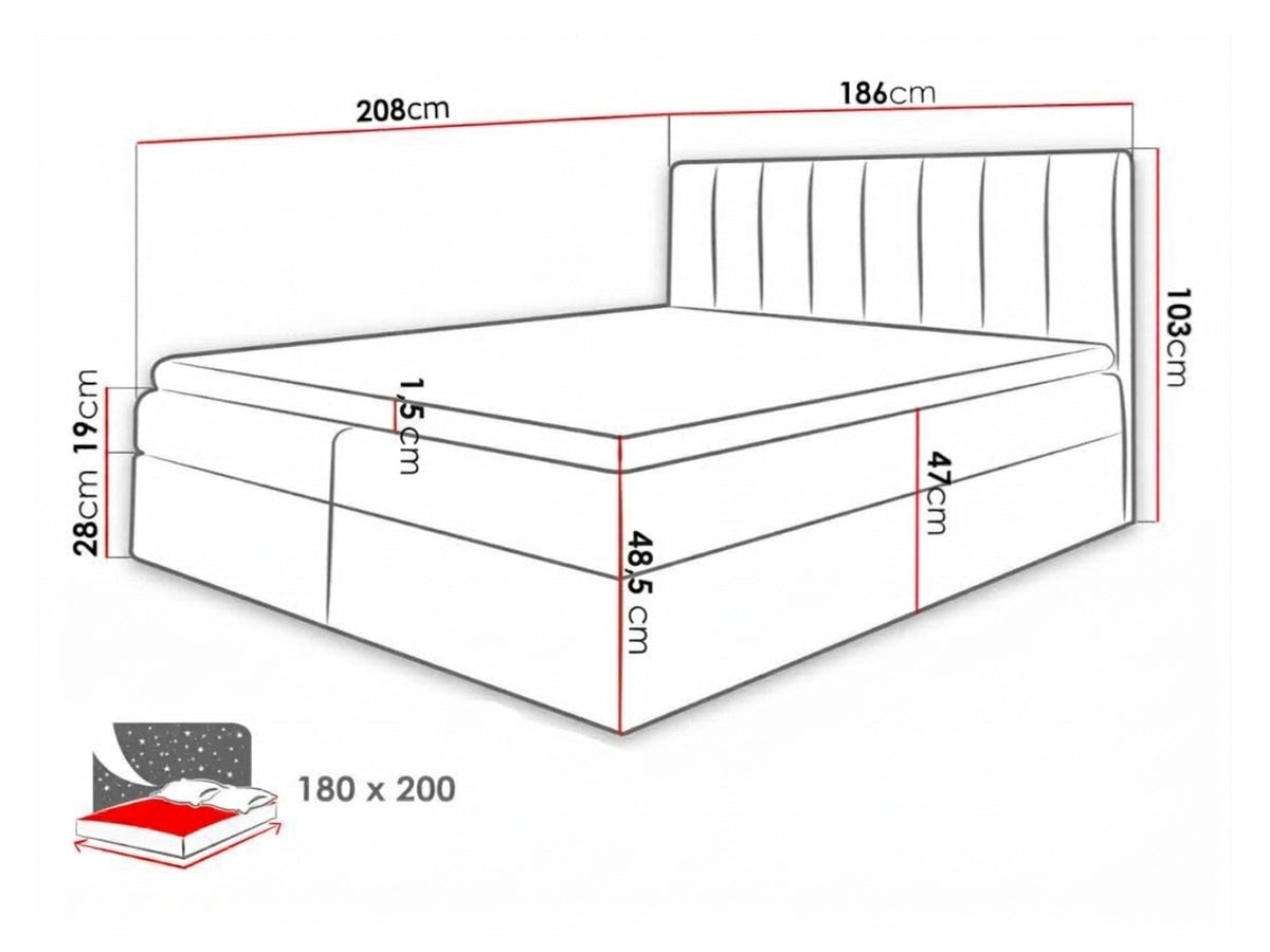Continental bed 110101 5169218