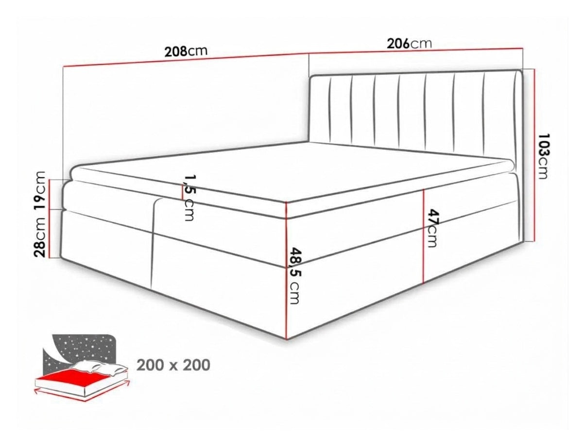 Continental bed 110101 5169223