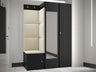 Hallway set Sitera, black 5172701