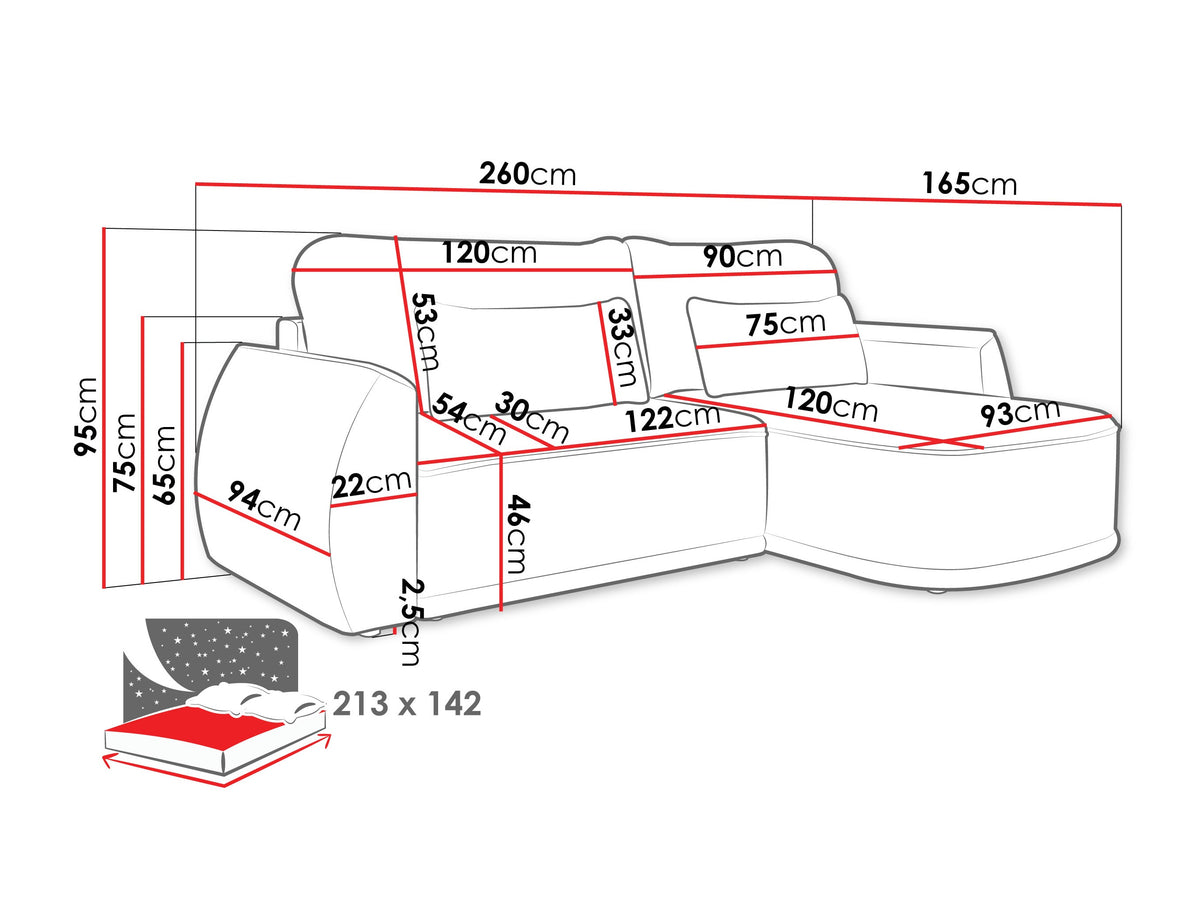 Corner sofa 690208