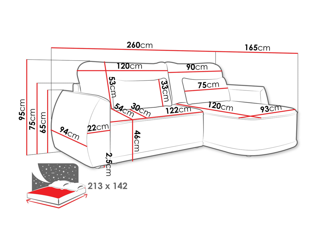 Corner sofa 690208