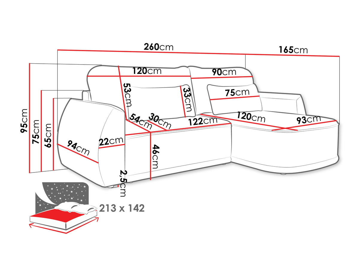 Corner sofa 690208
