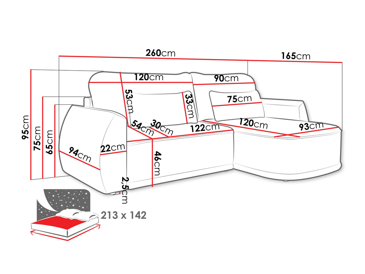 Corner sofa 690208