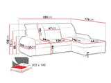 Corner sofa 690225