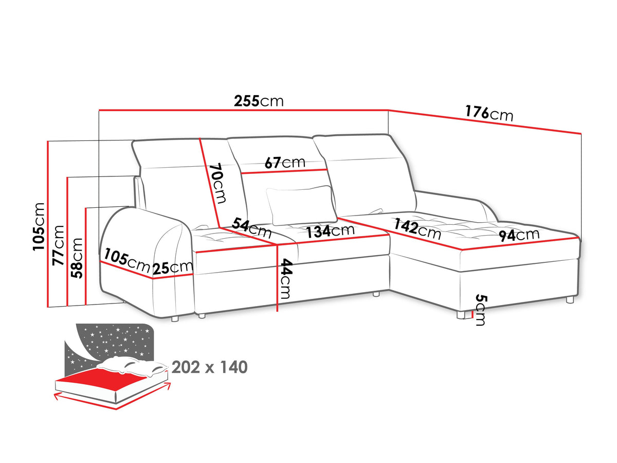 Corner sofa 690225
