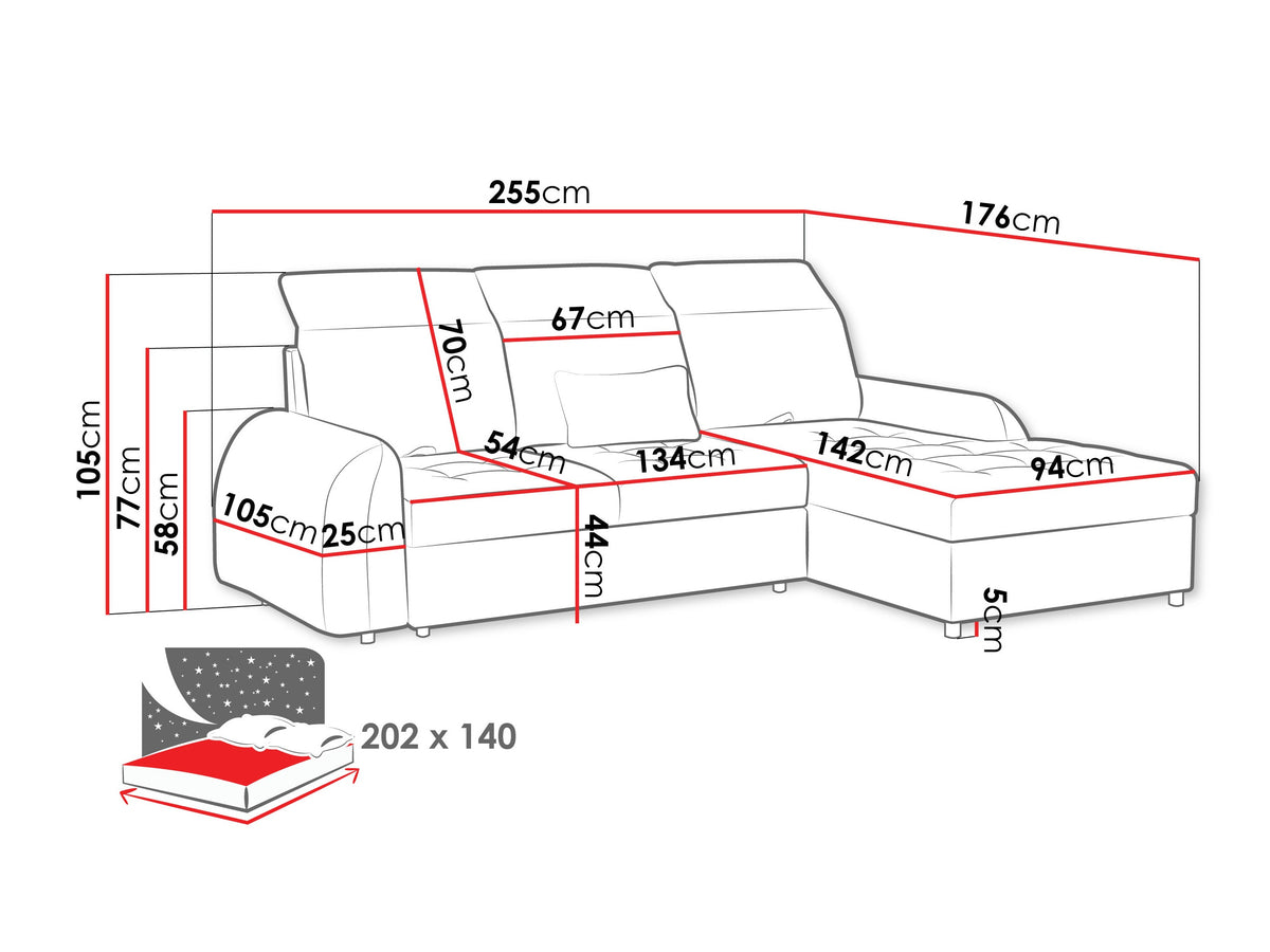 Corner sofa 690225