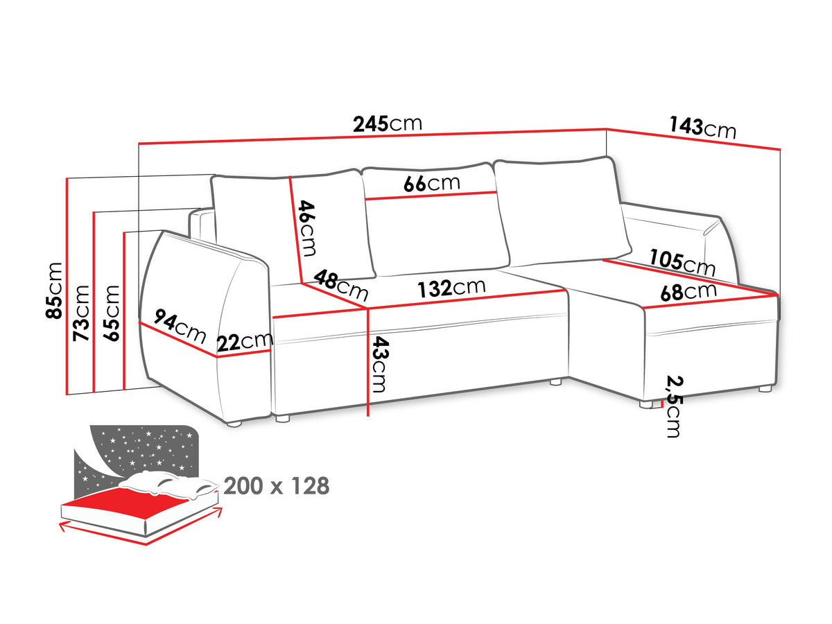 Corner sofa 690343