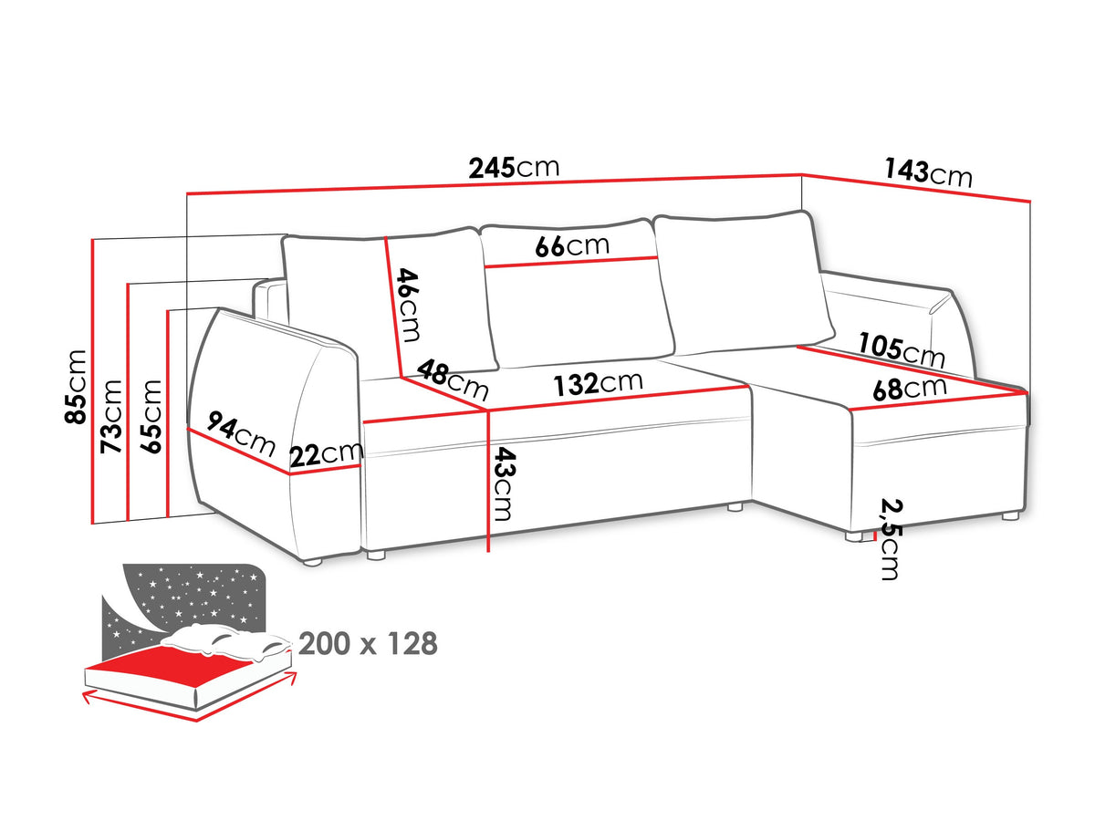 Corner sofa 690343
