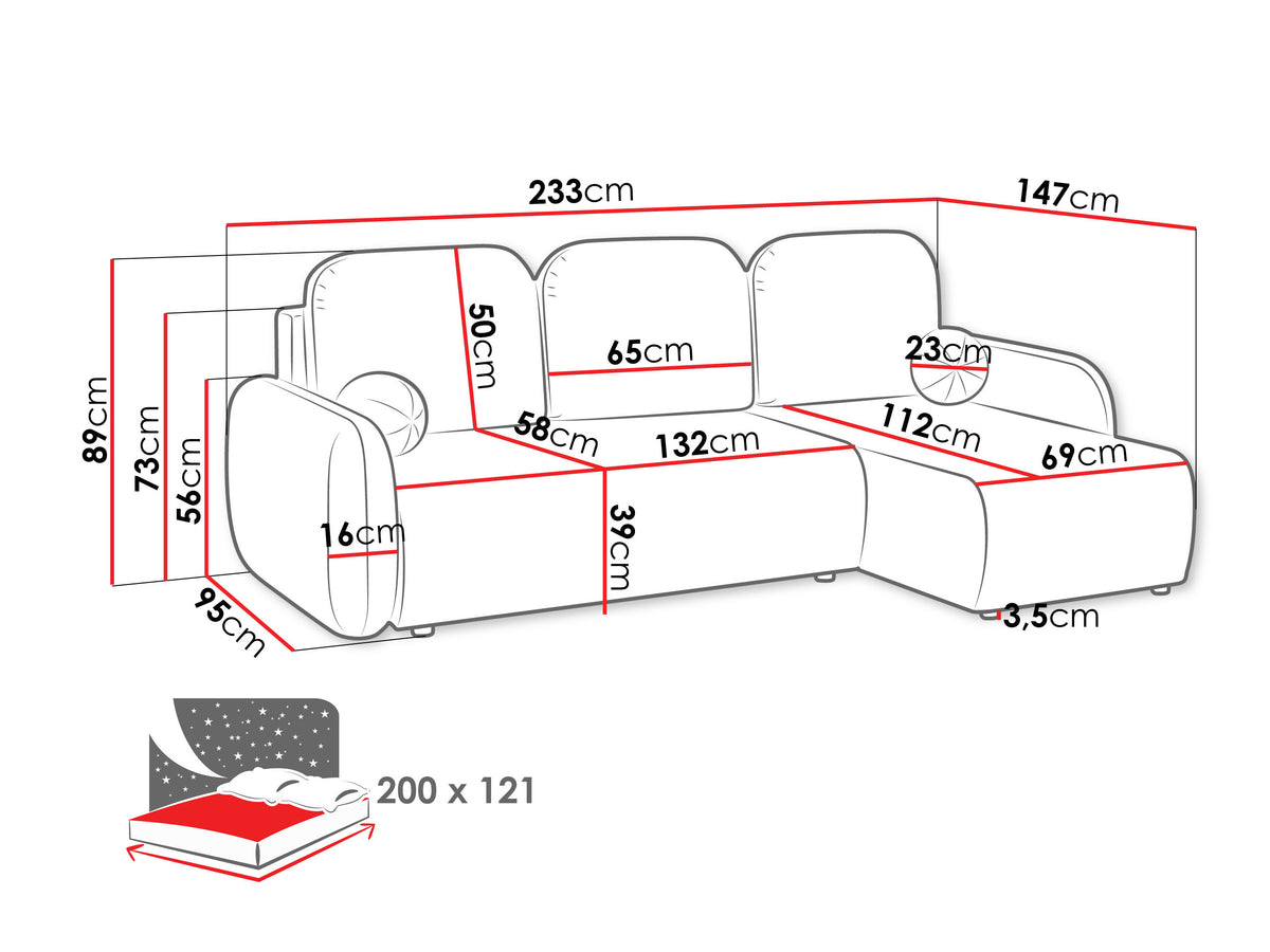 Corner sofa 690283