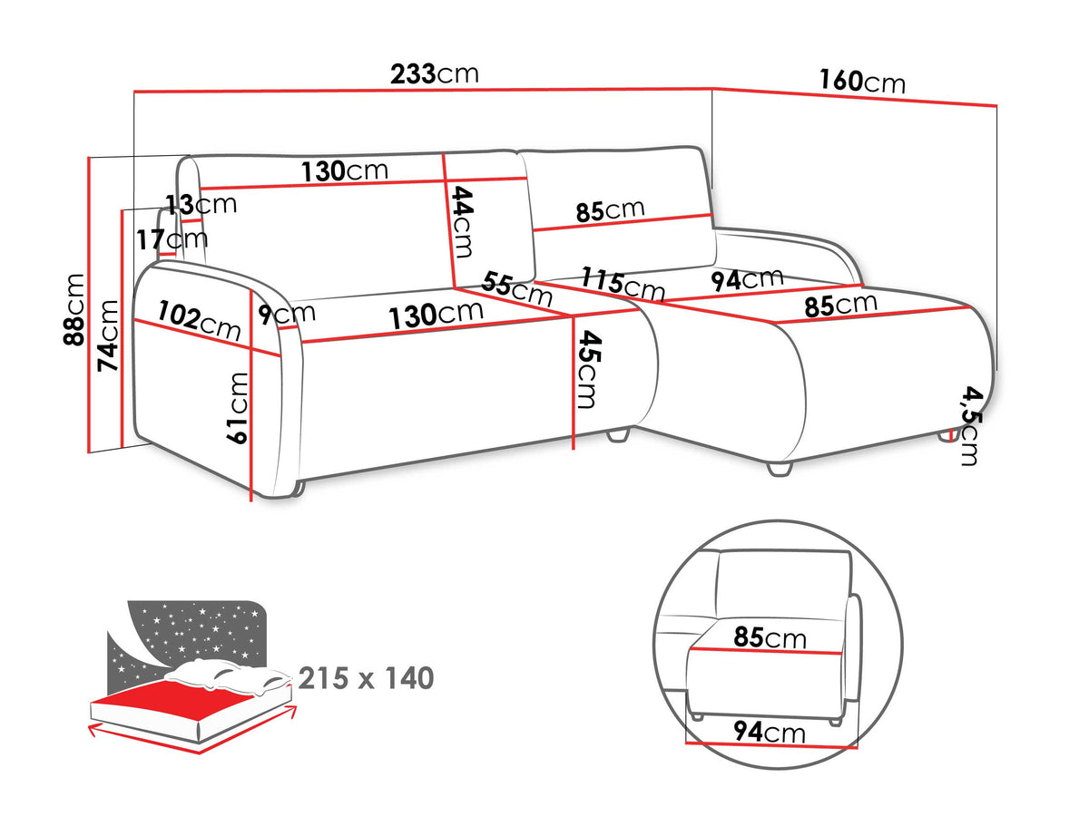 Corner sofa 690474