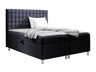 Continental bed Sivelo 160 x 200 cm with storage, blue 5186847