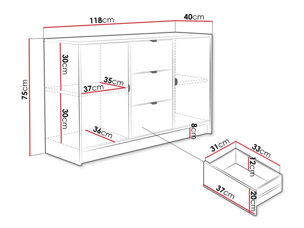 Chest of drawers 512095