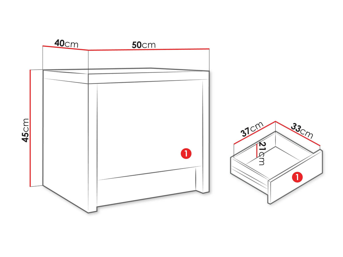 Bedside table 691262